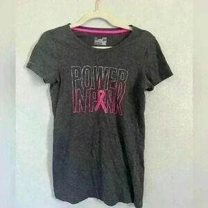 Under Armour Women’s Power In Pink Breast Cancer Short Sleeve T-shirt Size Small